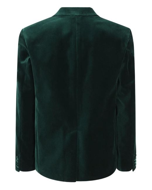 Gucci Green Stretch Velvet Jacket for men