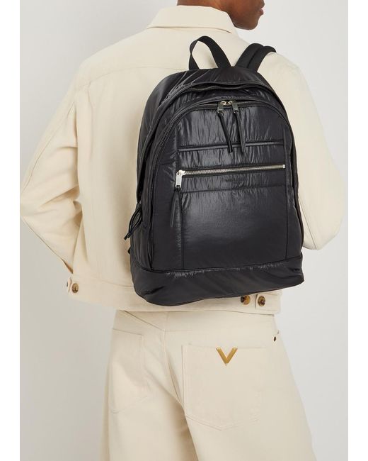 Saint Laurent Black City Nylon Backpack for men