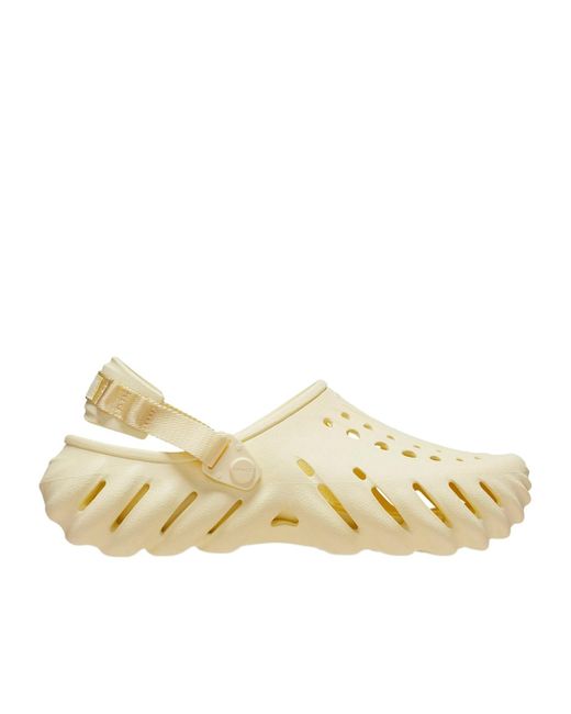 Crocs™ Round Head Hollow Casual Shoes in Metallic | Lyst