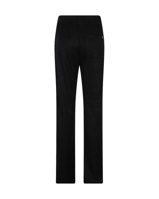 Dondup Black Straight Leg Trousers