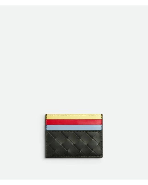 Bottega Veneta Multicolor Intrecciato Credit Card Case for men