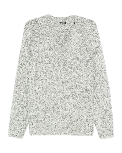 Zegna Gray Jumper for men