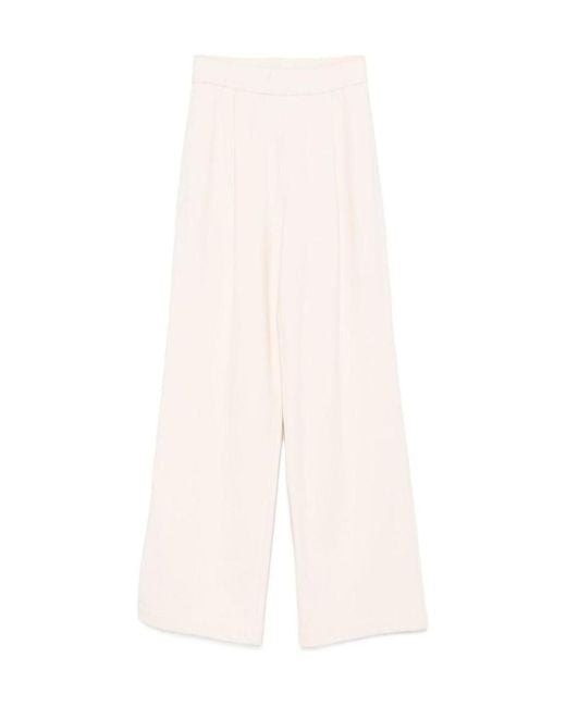Dries Van Noten White Hartia Cotton Trousers