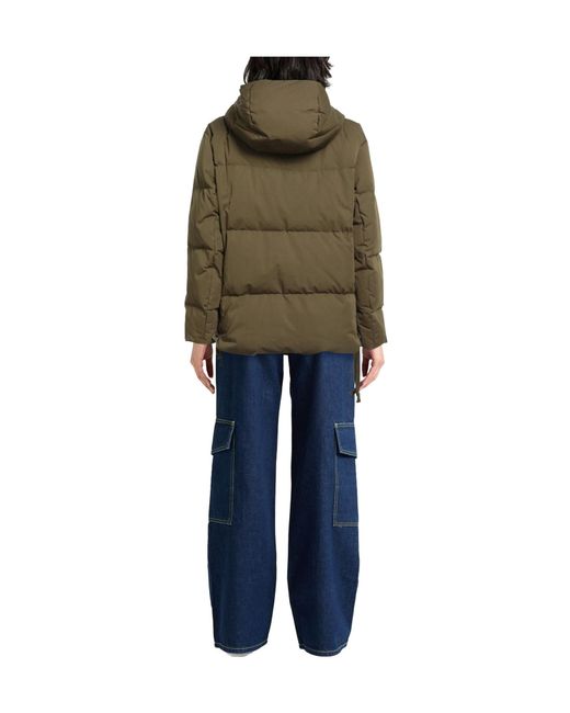 Rag & Bone Green Solid Color Puffer Jackets