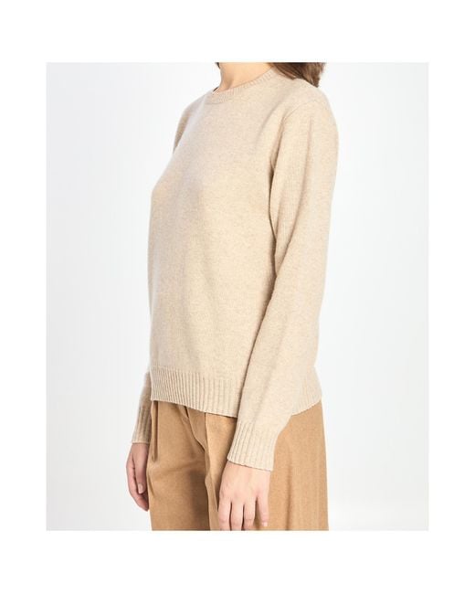 Max Mara Natural Cinema Crewneck Knitted Jumper