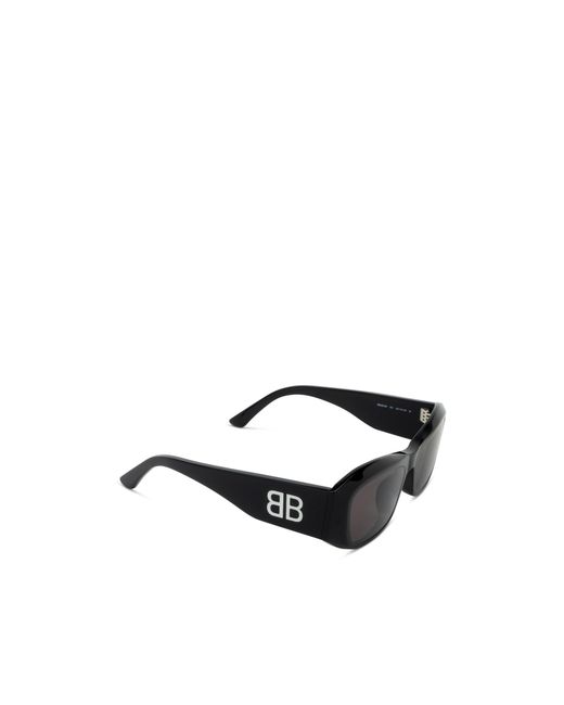 Balenciaga Black Eyewear Square-Frame Sunglasses