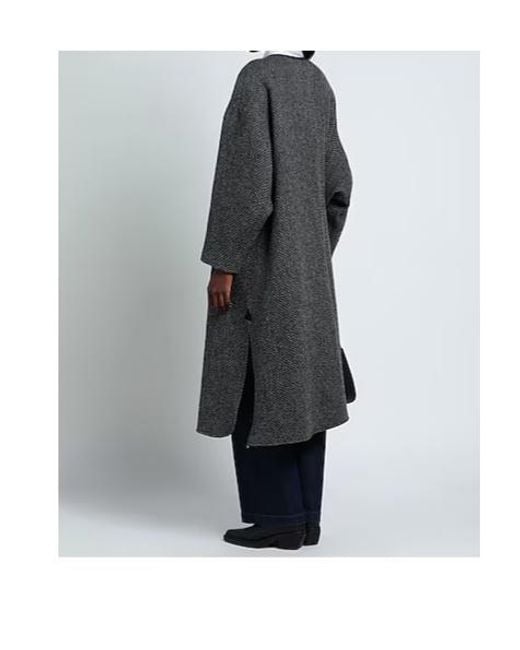 Isabel Marant Gray Crew Neck Coat