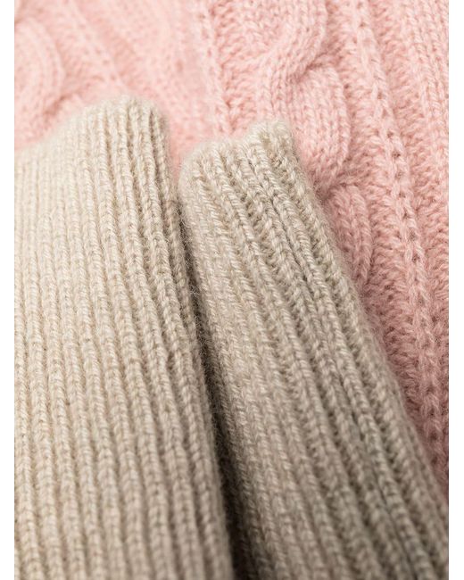 Stella McCartney Pink Stitched Knitted Wool Dress