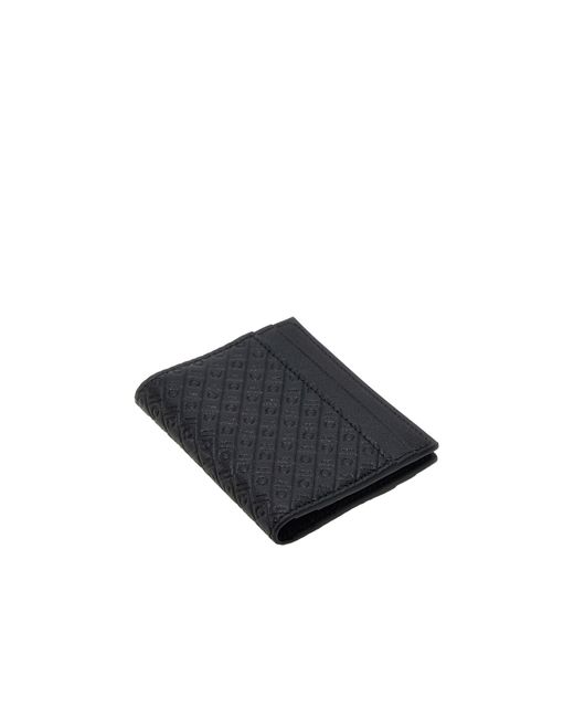Ferragamo Black Ferragamo Monogram Credit Card Holder for men