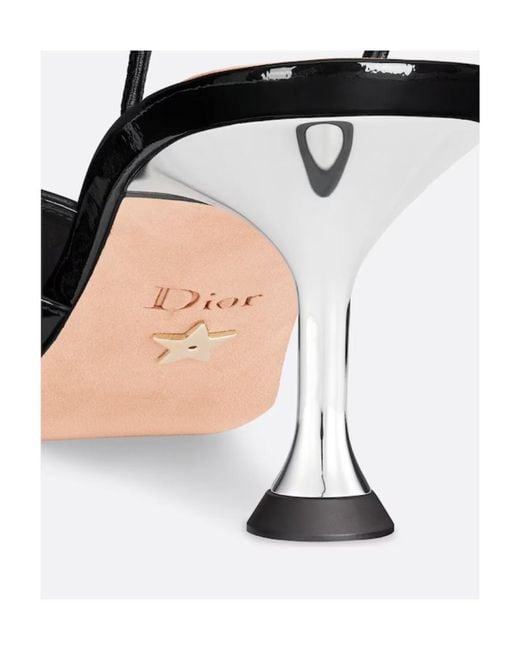 Dior White La Parisienne Slingback Pump