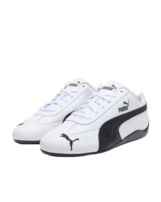 PUMA White Speedcat Full Leather for men