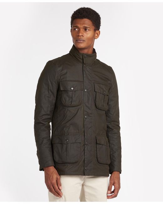 Barbour Black Corbridge Wax Jacket for men