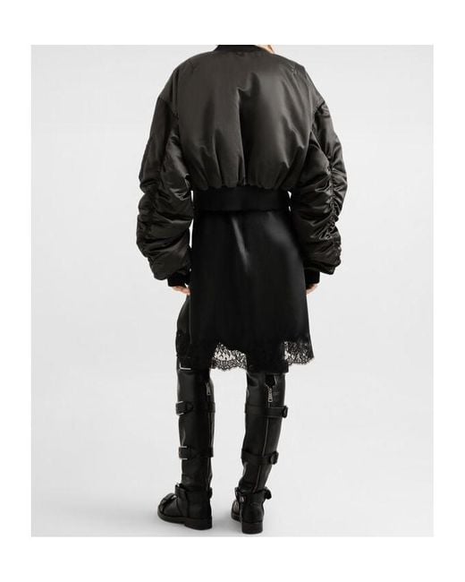 Dolce & Gabbana Black Nylon Canvas Over Jacket