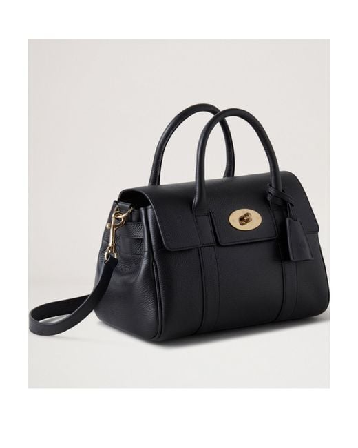 Mulberry Black Small Bayswater Top Handle Bag