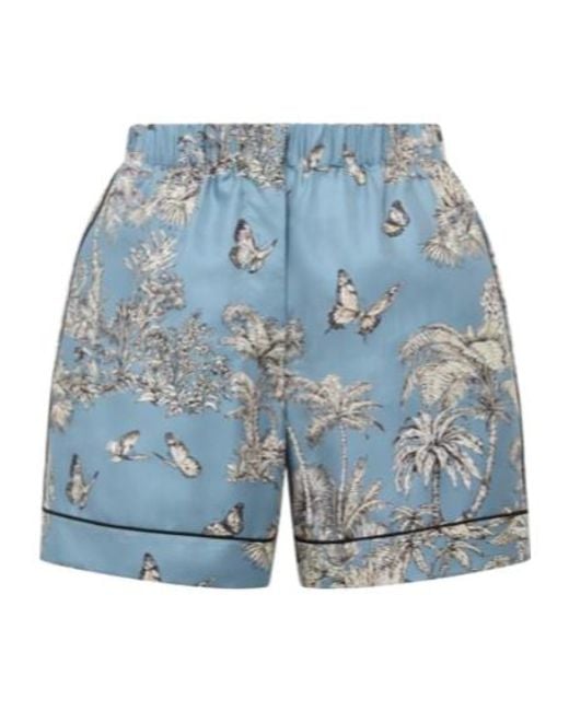 Dior Blue Iviera Shorts