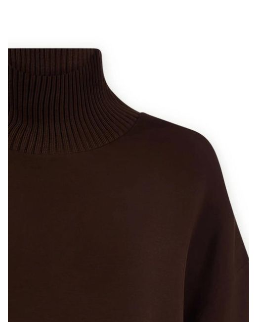 Varley Brown Barker High-Neck Sweater
