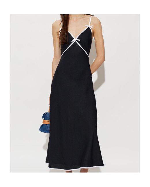 Moschino Black Strappy Dress