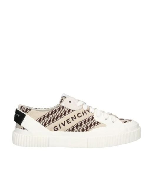 Givenchy Natural Chain Logo Sneakers