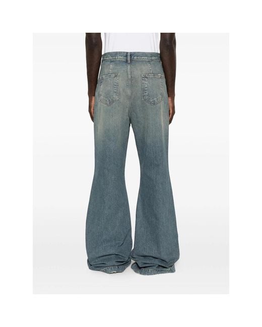 Rick Owens Blue Bolan Bootcut Jeans for men