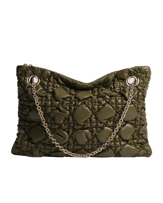 Dior Green Medium Crunchy Bag
