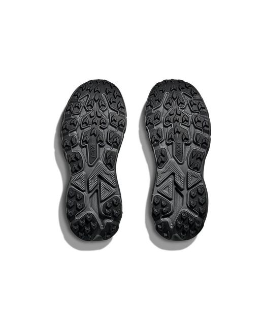 Hoka One One Black Challenger 8 Logo-Print Mesh Sneakers