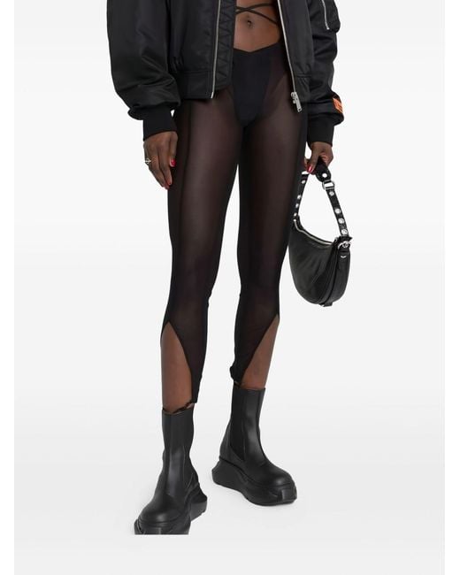 KNWLS Black Sheer Leggings
