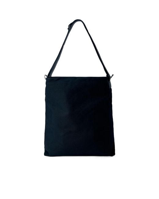 Dries Van Noten Black Adjustable Strap Tote Bag for men