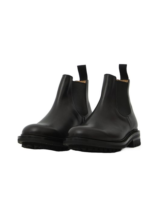 Church's Black Mccarthy Lug-Sole Chelsea Boots for men
