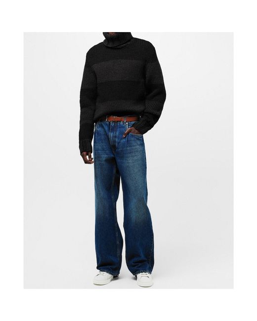 Dolce & Gabbana Black High-Necked Knit Sweater for men