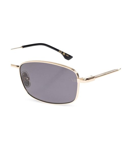 Victoria Beckham White Eyewear Rectangular Frame Sunglasses