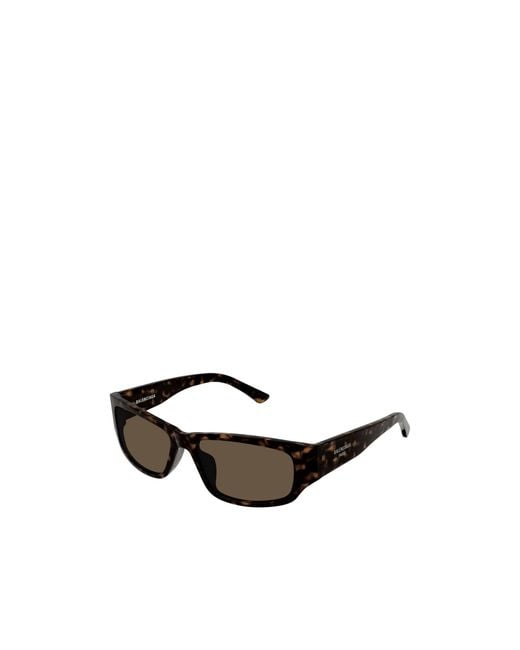Balenciaga Black Eyewear Rectangle Frame Sunglasses for men