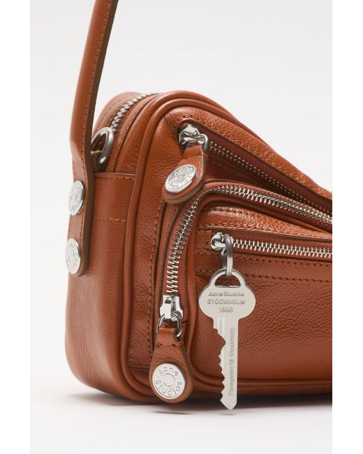 Acne Brown Camero Party Shoulder Bag