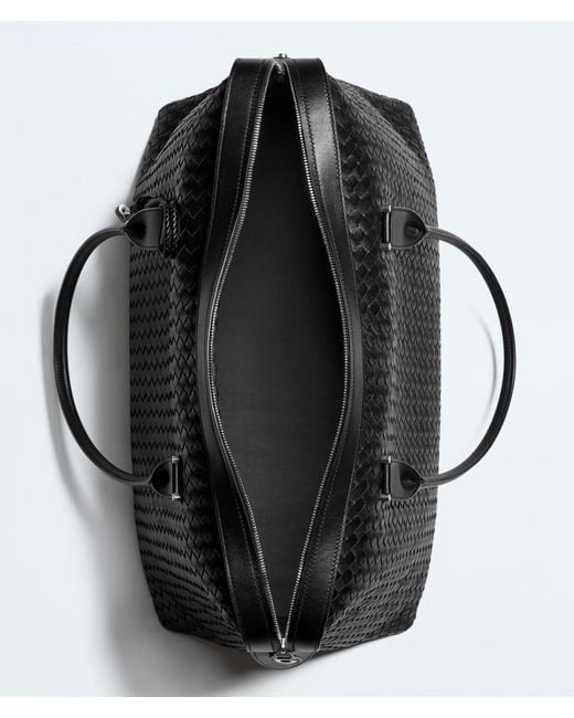 Bottega Veneta Black Vaporetto Intrecciato Tote Bag for men