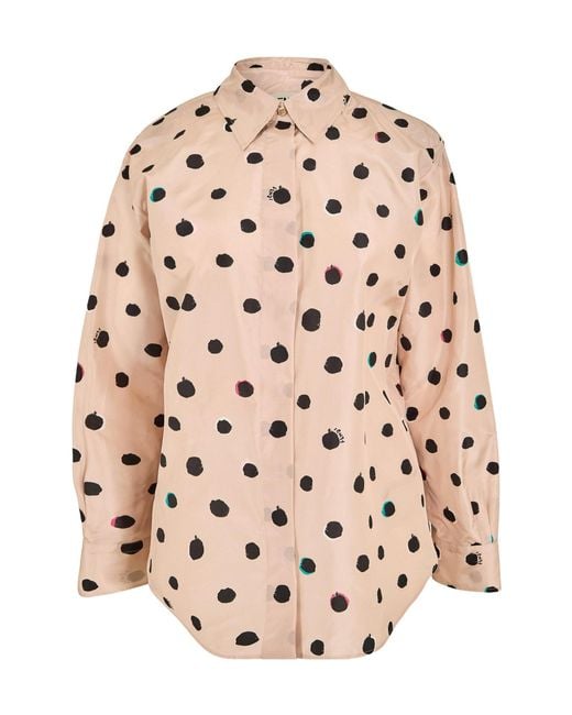 Fendi Pink Solid Color Shirt