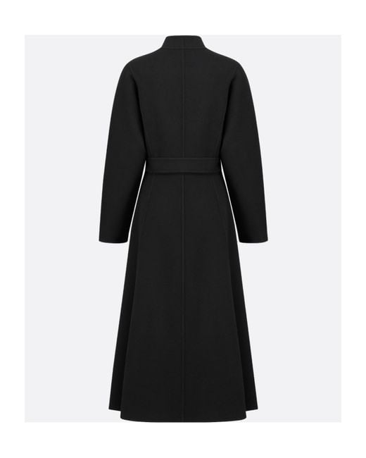 Dior Black Belted Coat