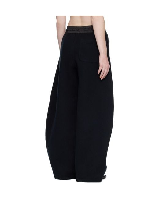 Sacai Blue Drawstring Sponge Track Pants