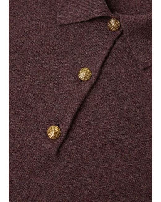 Loro Piana Purple Classic Polo Shirt