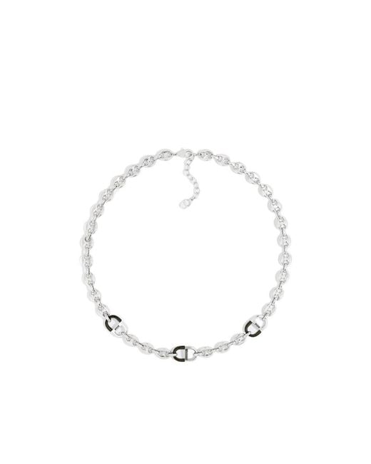 Dior White 8 Necklace for men