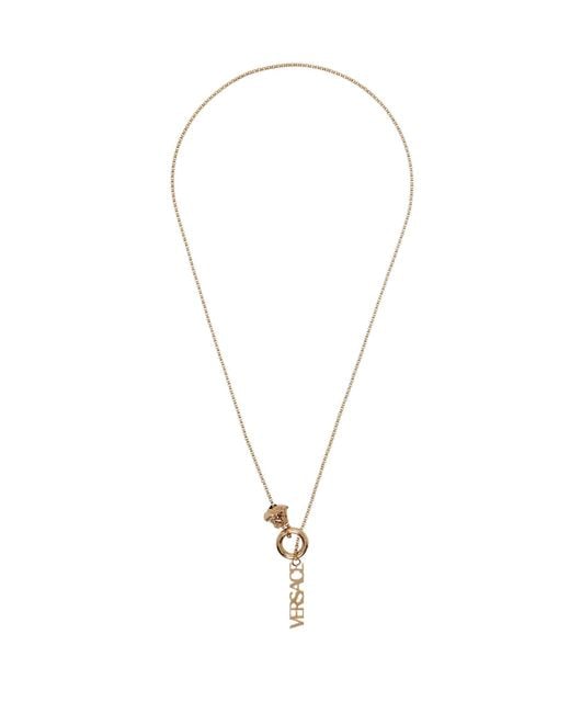 Versace Metallic Toggle Necklace