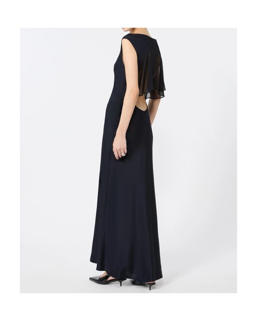 Max Mara Black Crepe Dress