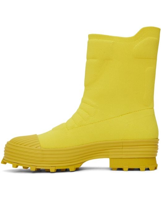 CAMPERLAB Yellow Traktori Ankle Boots for men