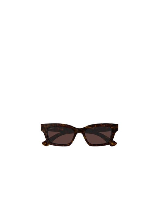Gucci White Eyewear Cat-Eye Frame Sunglasses