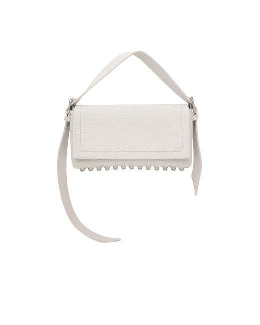 Alexander Wang White Ricco Flap Bag