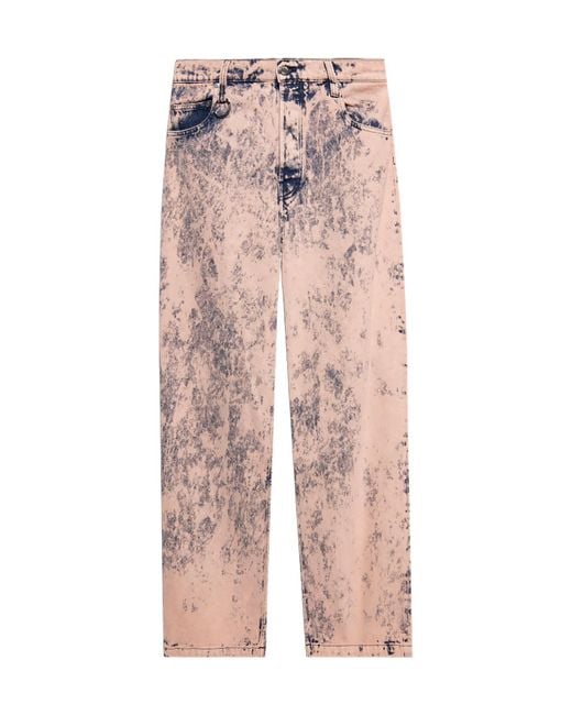 Etudes Studio Pink Études Studio District Overdyed Ring Embellished Jeans for men