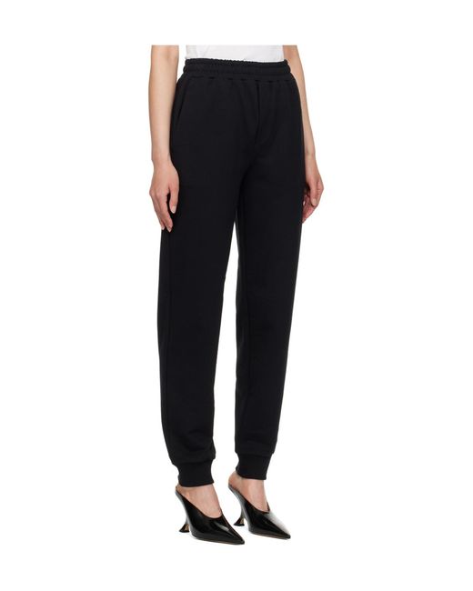 Helmut Lang Black Elastic Waist Sweatpants