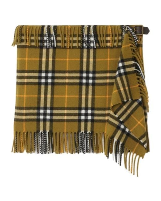 Burberry Metallic Gonna Con Fibbia Decorativa