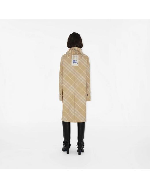 Burberry Natural Single-Breasted Coats