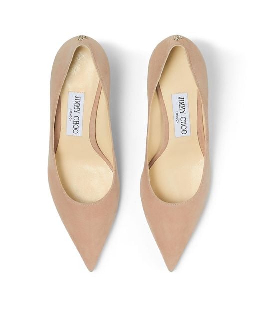 Jimmy Choo Natural Love 65 Pointed-Toe Pumps
