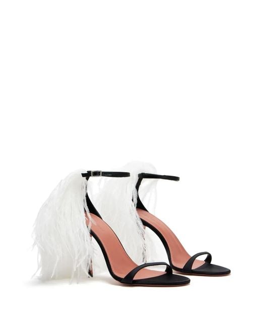 AMINA MUADDI White 105Mm Jerry Sandals