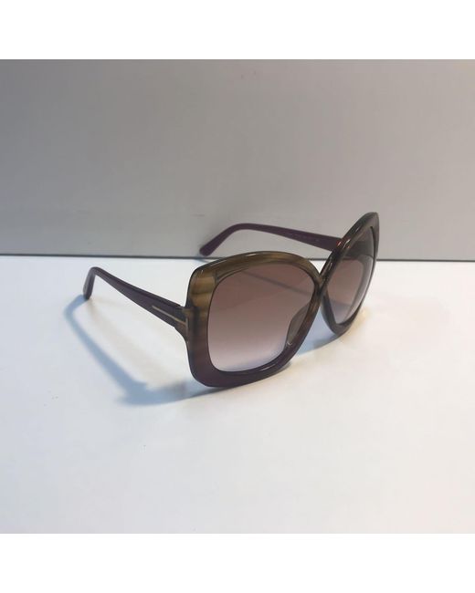 Tom Ford Pink Logo Full-Frame Sunglasses